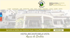 Desktop Screenshot of hotelrecantobelavista.com.br
