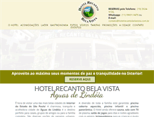 Tablet Screenshot of hotelrecantobelavista.com.br